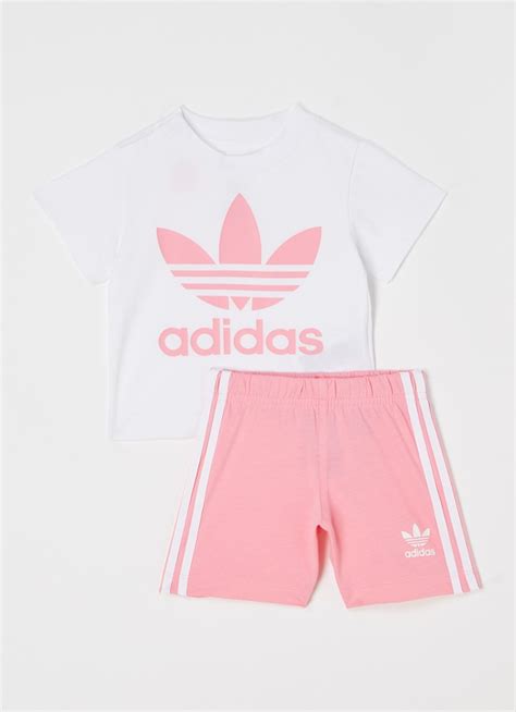 adidas dames shirt en broek